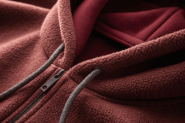 500GSM heavyweight hoodie close-up