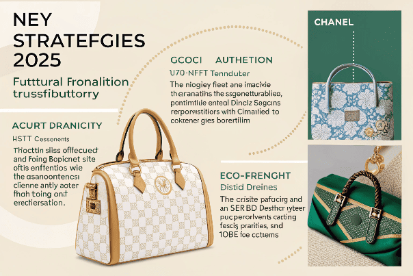 Luxury fashion store front displaying high-end designer merchandise