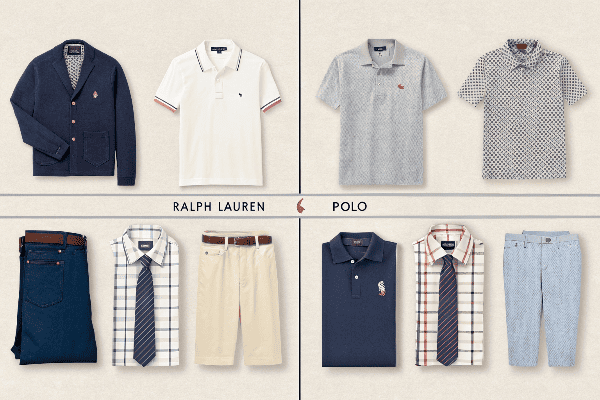 Ralph Lauren and Polo clothing collections comparison