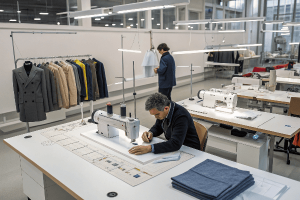 Custom apparel manufacturing process overview