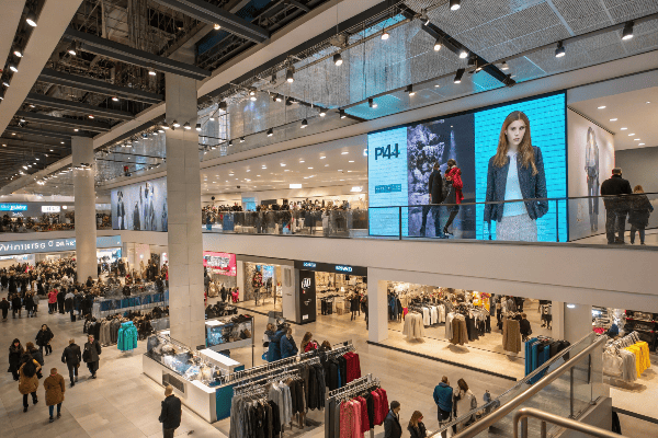 Primark flagship store with crowds of shoppers