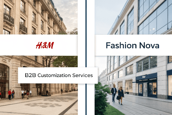 H&M and Fashion Nova business customization comparison