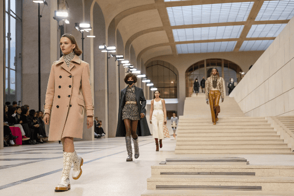 Diverse group of Miu Miu models representing different ages and backgrounds