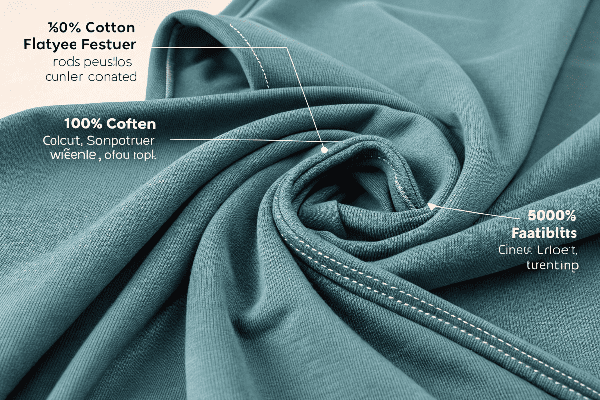 Hoodie fabric close-up