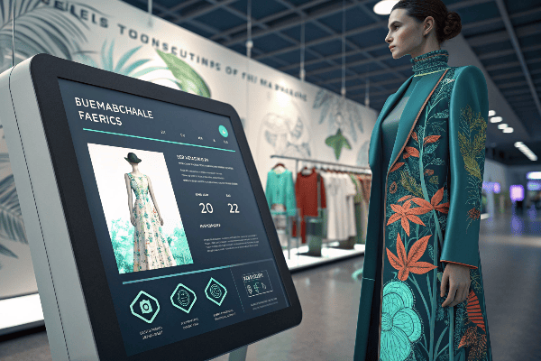 Futuristic fashion technology concept