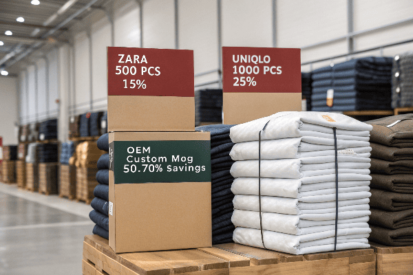 Bulk clothing packages