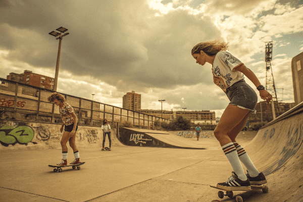 Skatepark culture photo