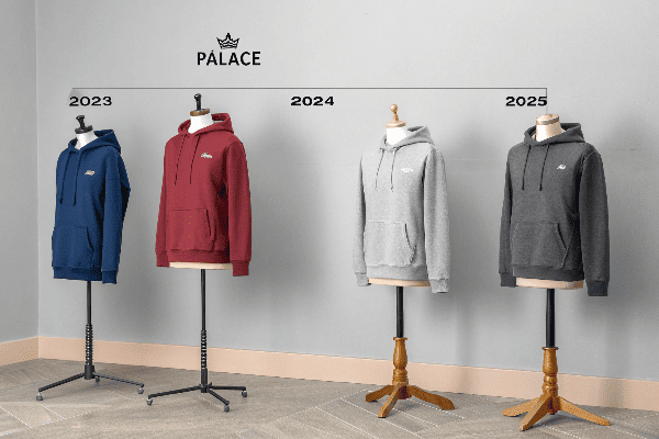 Palace hoodie 2025 vs older models comparison
