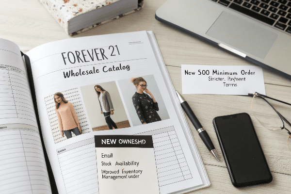 Forever 21 wholesale catalog and order form