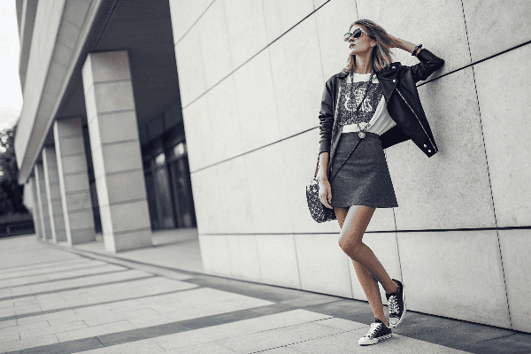 Essential streetwear basics displayed together