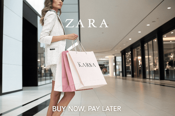 ZARA Klarna Payment Options