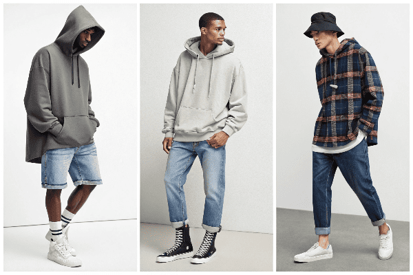Streetwear outfit collage