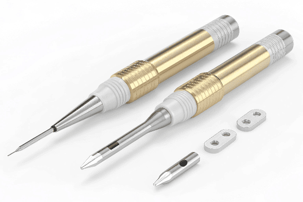 Embroidery machine needles for 3D puff embroidery