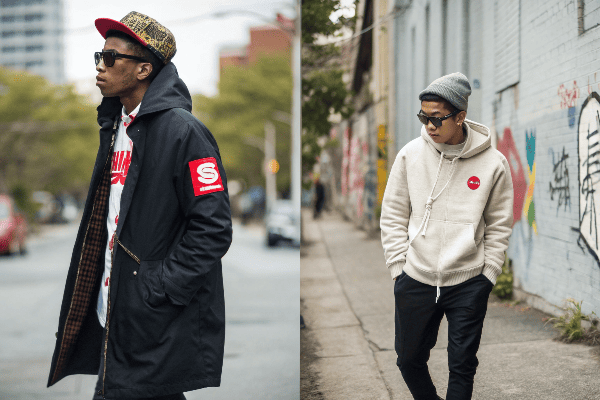 Streetwear vs casual wear comparison
