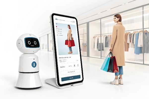 AI chatbot helping with shopping recommendations