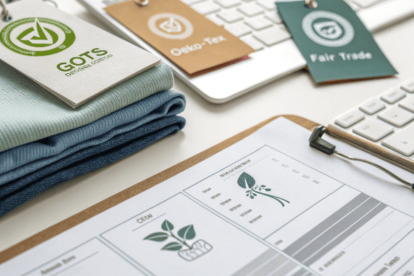 Certification documents and sustainable production processes