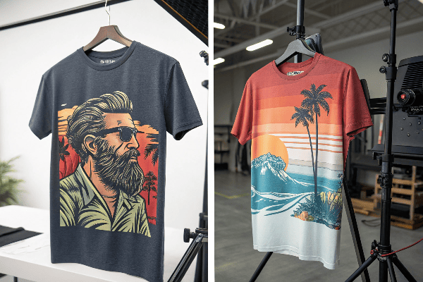 Quality comparison between screen printing and DTG