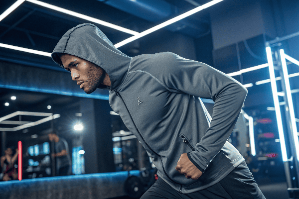 Performance hoodie fabrics in action