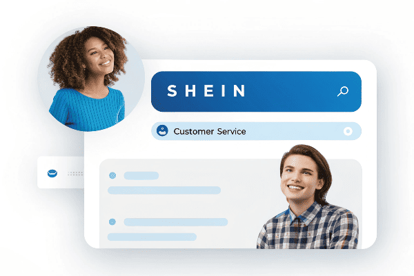 Customer service chat interface showing support conversation
