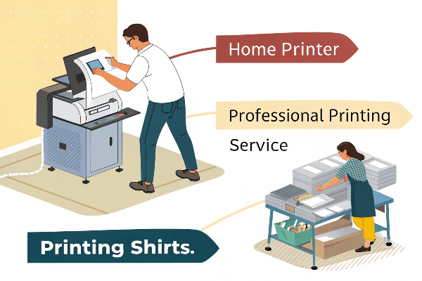 printing shirts yourself cost