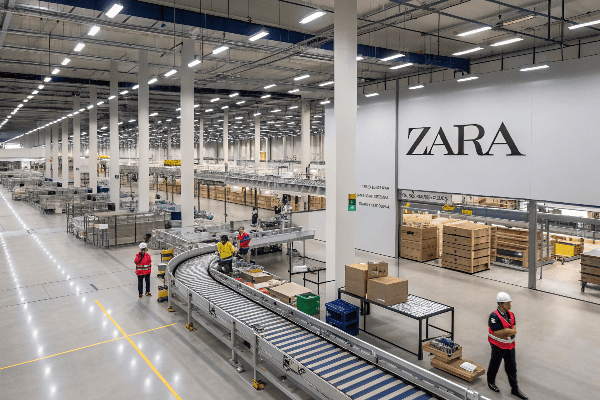 Zara's manufacturing and distribution center