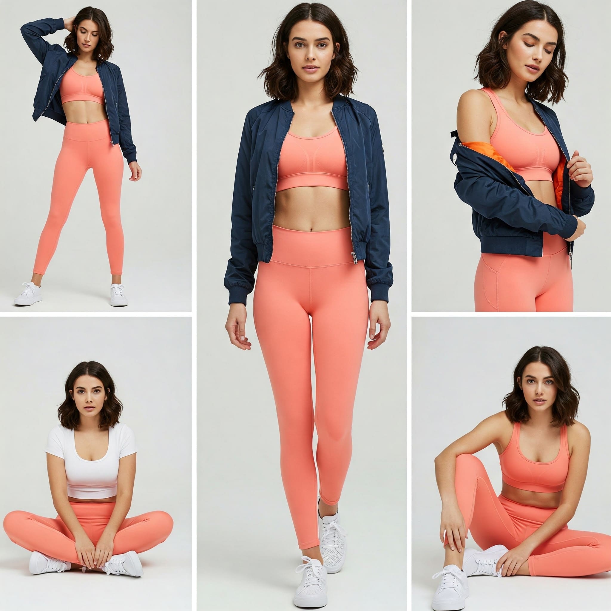 Athleisure outfit examples showing versatile sportswear
