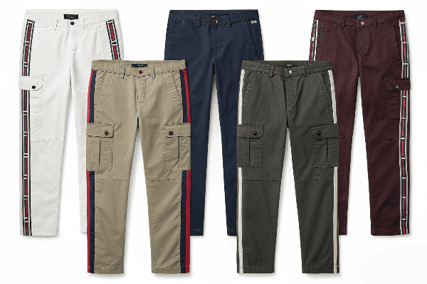 Color and pattern combinations with cargo pants