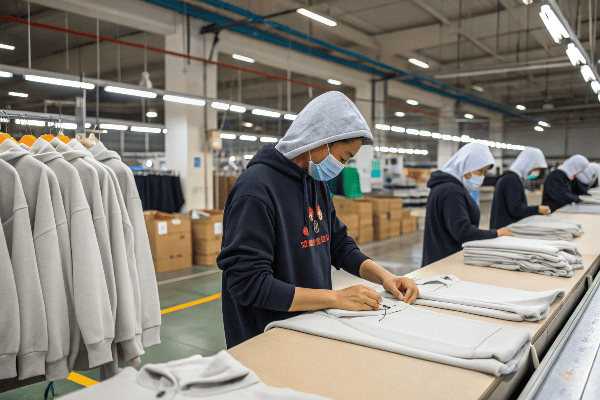 hoodie sample production