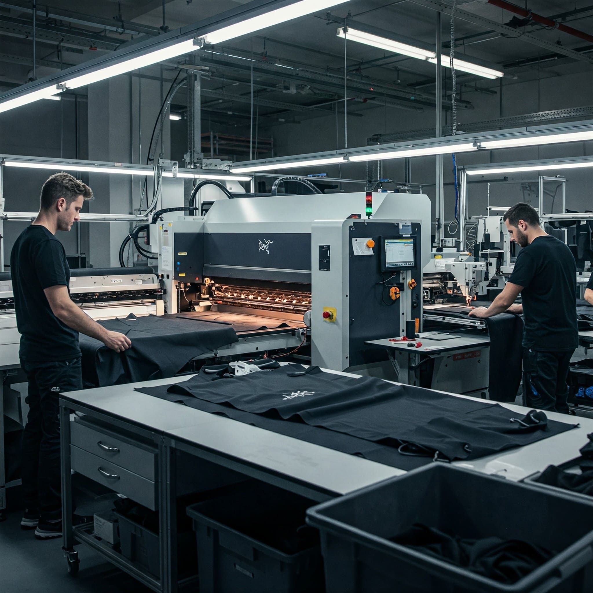 Arc'teryx manufacturing facility showing specialized production techniques