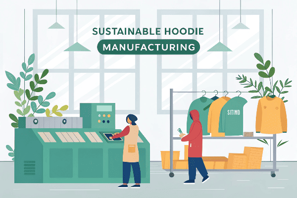 Sustainable hoodie manufacturing processes