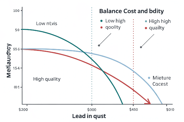 Cost versus quality balance in manufacturing