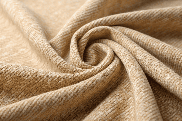 Close-up of French terry fabric texture
